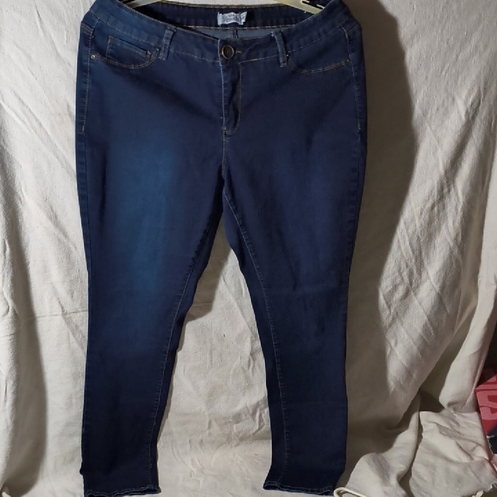 Royalty For Me Dark Blue Skinny Jeans